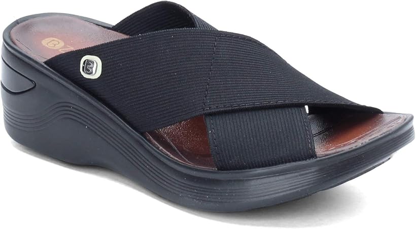 BZees Womens Desire Sandal Stretch
